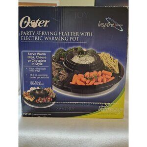 Oster Party Buffet Server Inspire Collection, With Warming Pot. New, Open Box.